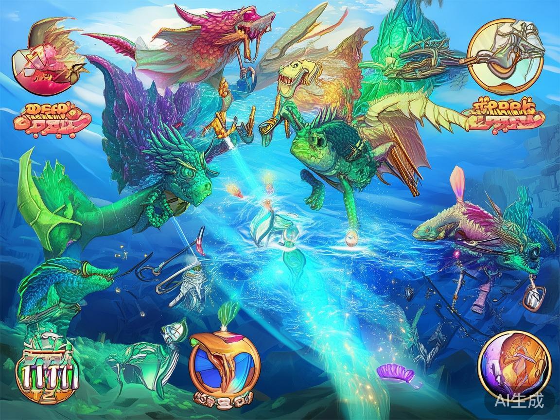 许多五龙捕鱼版本都配备了各种特殊技能和道具，例如“