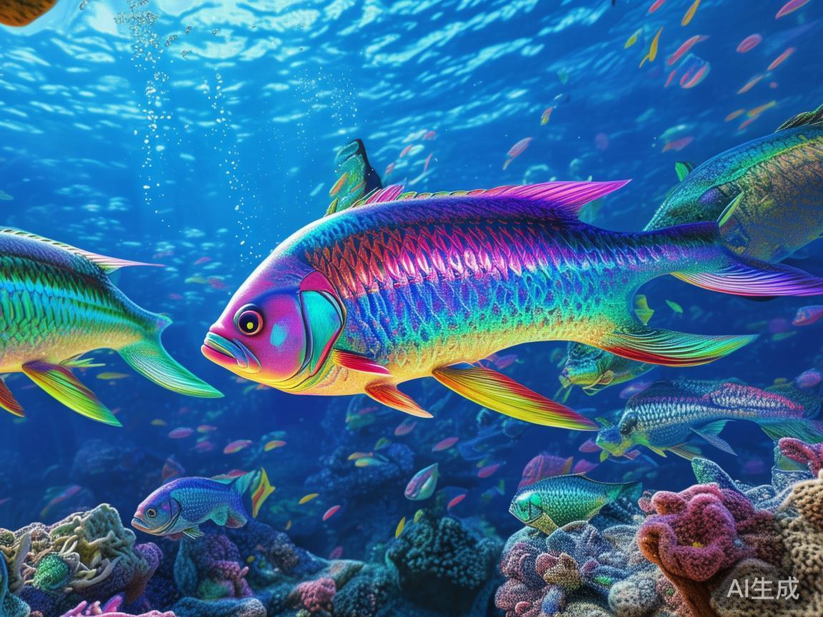 关注特殊鱼群
游戏中出现的特殊鱼群通常会带来巨大