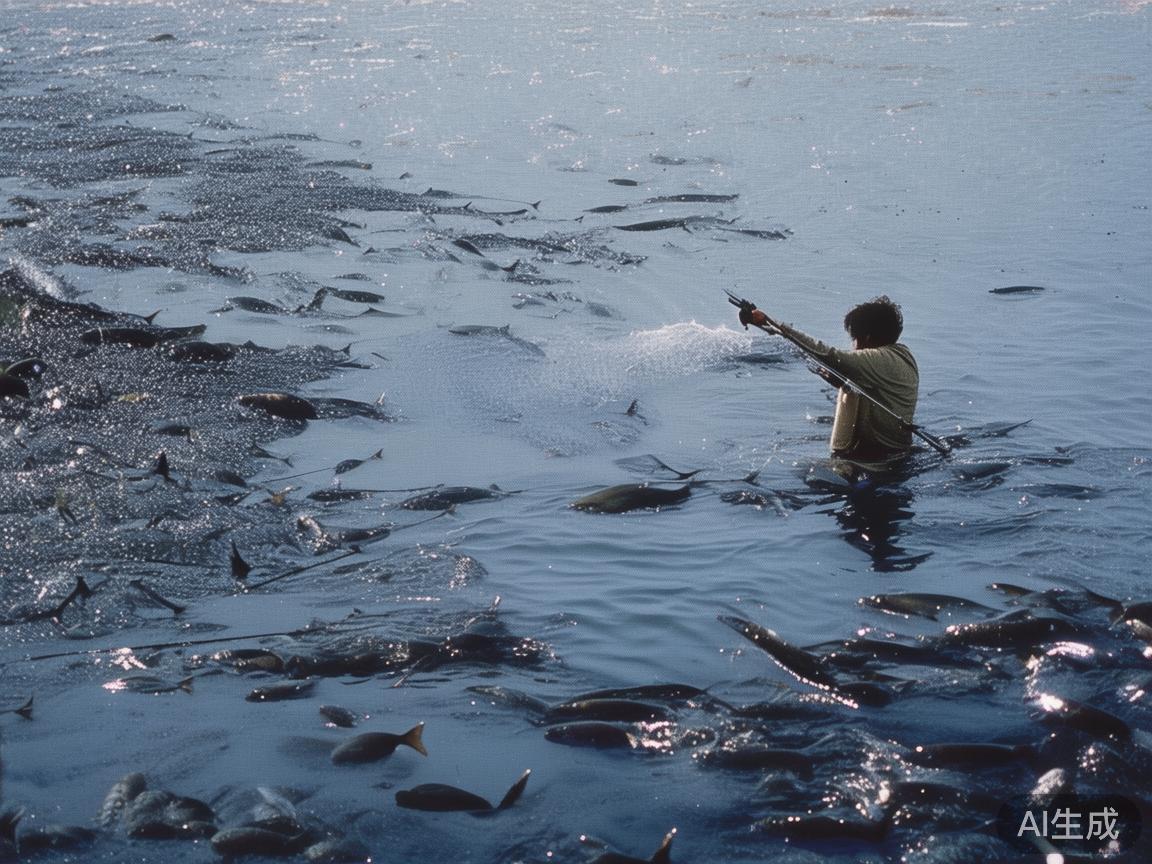 实战中，不同的局势需要不同的策略。在面对密集的鱼群