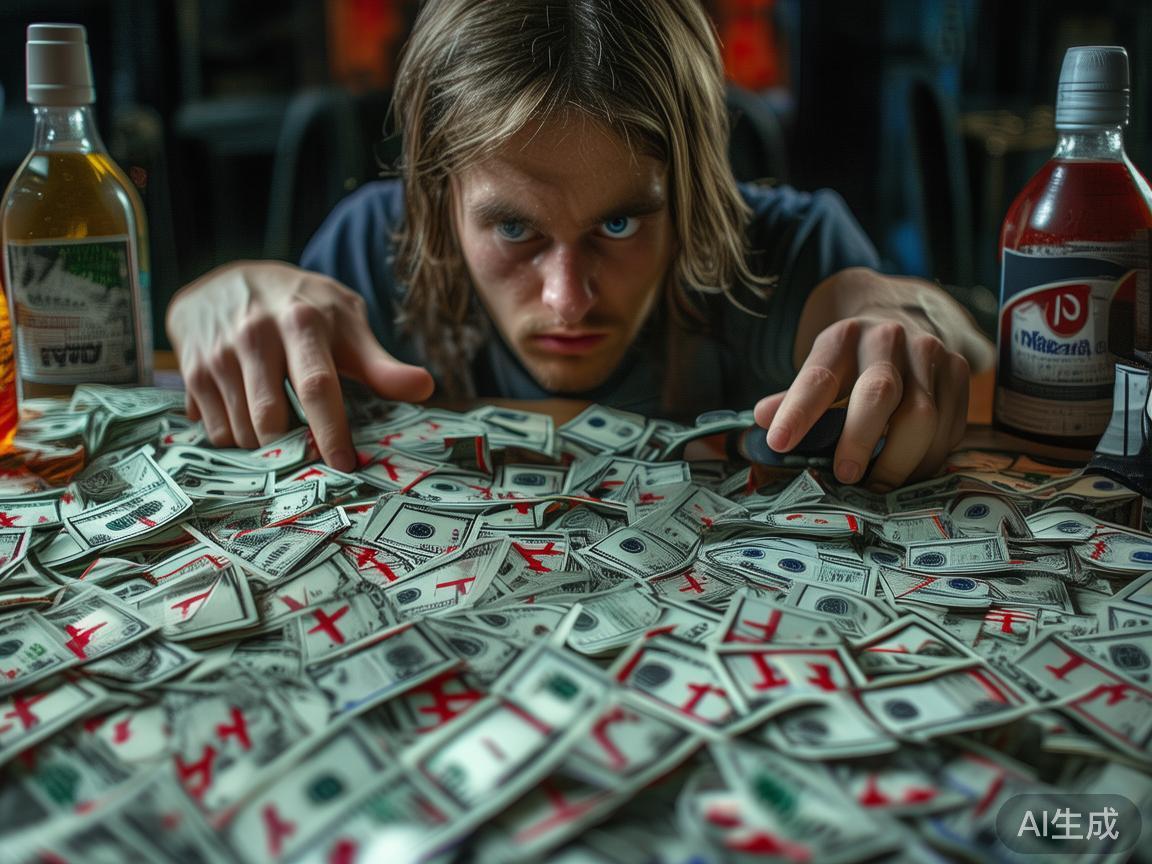 以一位玩家为例，他在连续几天游戏中亏损严重，但未调